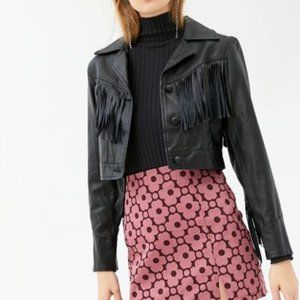 Urban Outfitters Pink Floral Mini Skirt Size Small